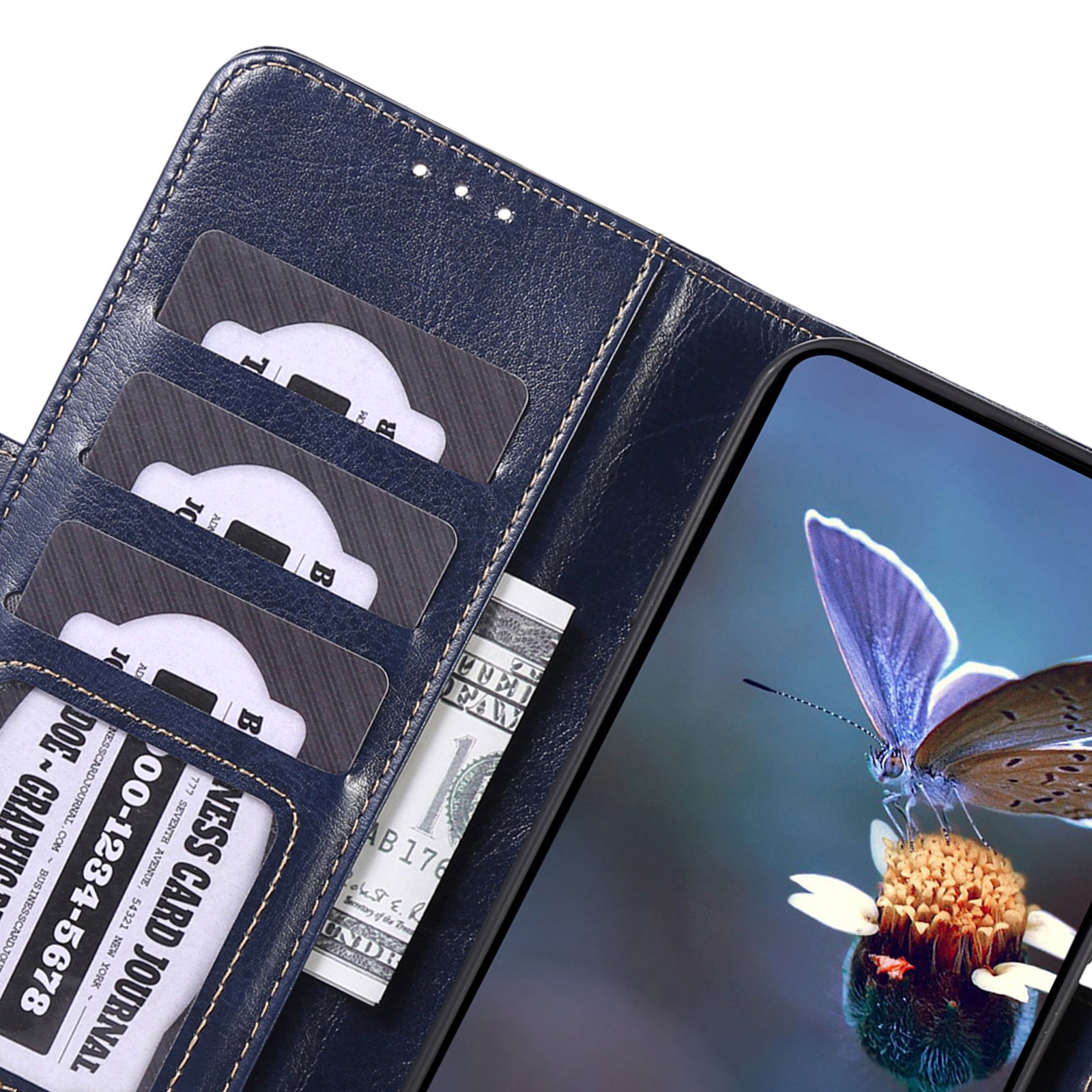 ABEEL For Google Pixel 9 Pro Crazy Horse Texture Wallet Case PU Leather Folio Phone Cover ABEEL For Google Pixel 9 Pro Crazy Horse Texture Wallet Case PU Leather Folio Phone Cover